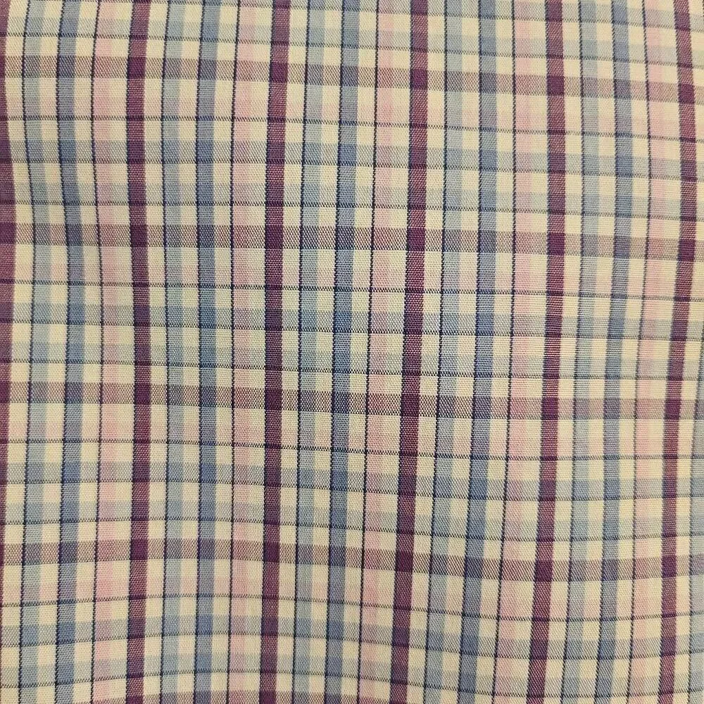 NWOT Banana Republic Men's Long-sleeve Classic Fit Button-down: Pastel plaid: Lg